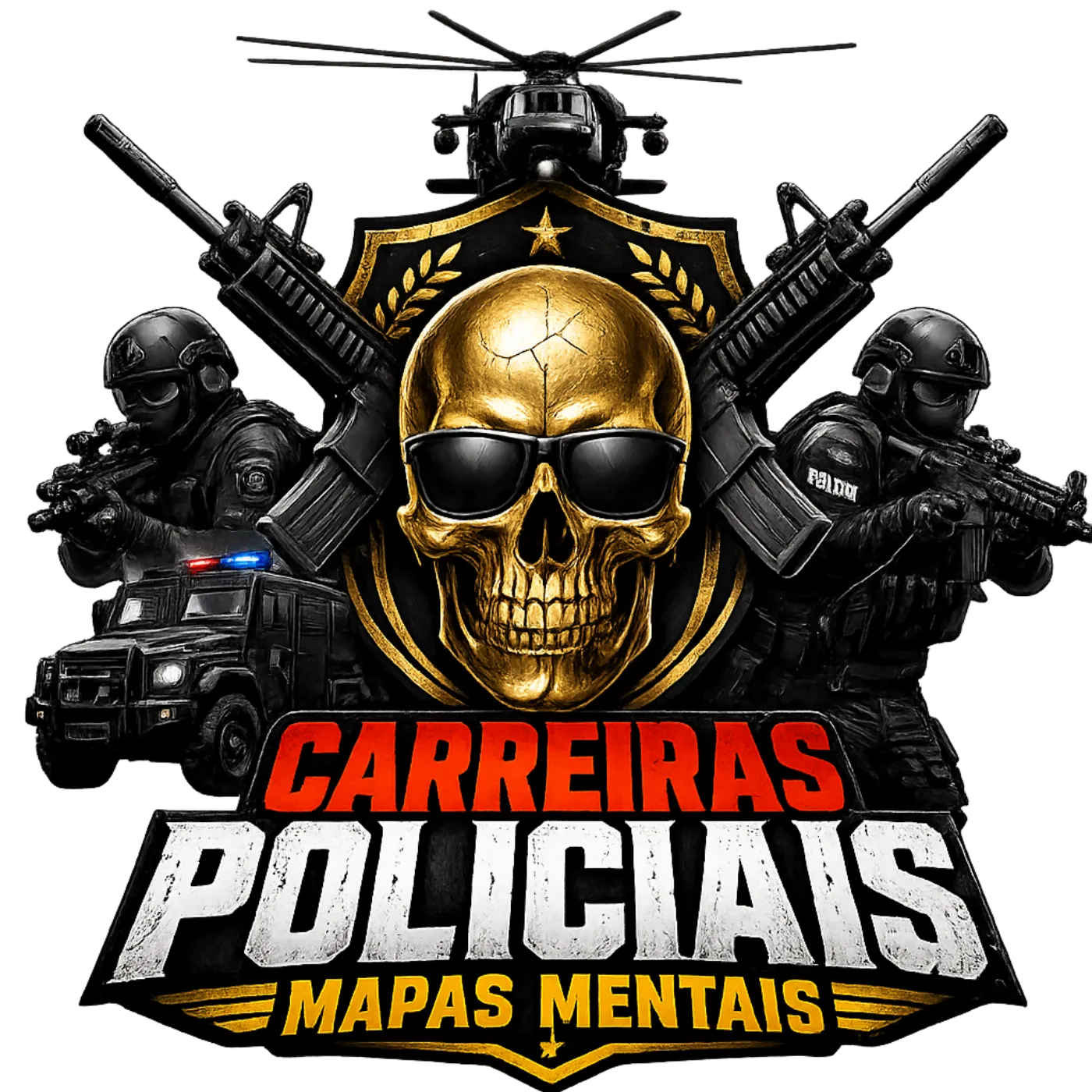 Carreiras Policiais — Mapas Mentais